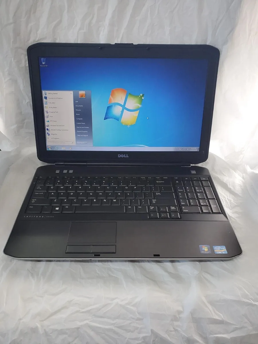 Silver Dell Latitude E5530 laptop with 15.6 inch screen closed