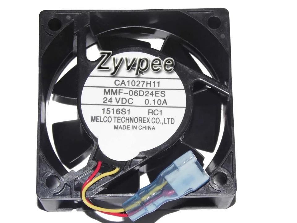 Zyvpee Zyvpee MMF-06D24ES RC1 60mm 24V 0.1A 3-pin case fan — ภาพสินค้า