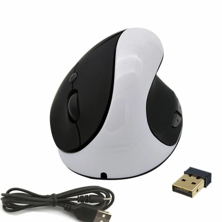 eForChina eForChina JSY-03 Wireless Vertical Gaming Mouse White 6 Keys 1600 DPI 500 mAh — fotografia produktu