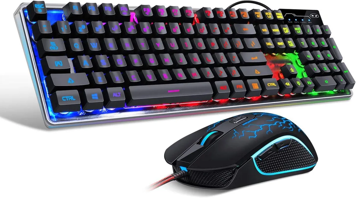 BFKK BFKK K1 Gaming Keyboard 104 Keys Black — photo du produit