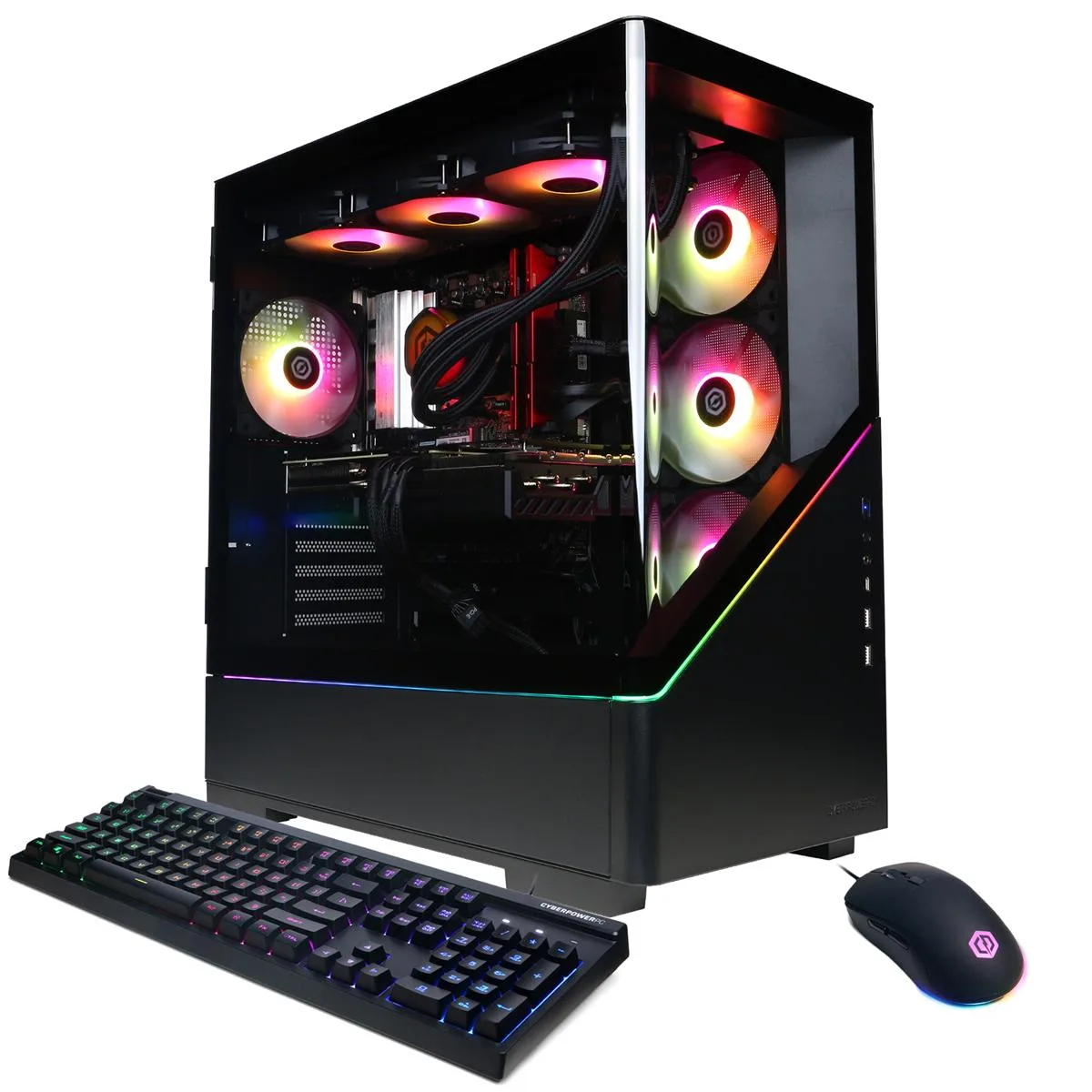 CyberpowerPC CyberpowerPC Gamer Supreme Ryzen 7 9850X3D 4.7GHz 32GB 2TB RX 9070 XT 16GB gaming PC — produktfoto