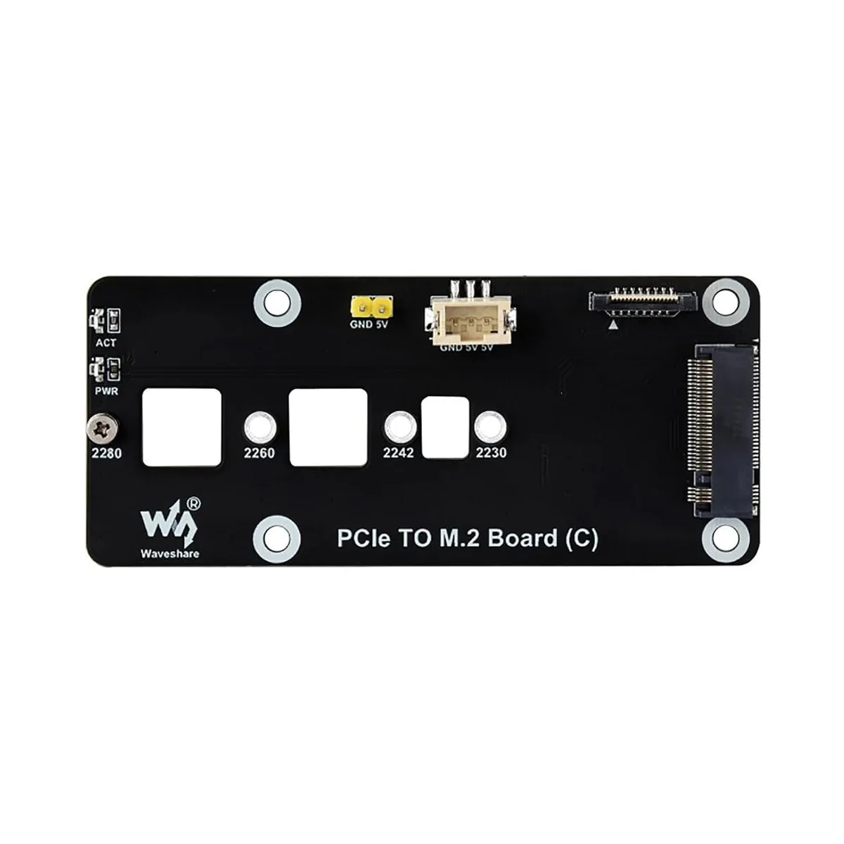 LORDWORLD LORDWORLD PCIe to M.2 Adapter Board (C) 16-pin for Raspberry Pi 5 — produktfoto