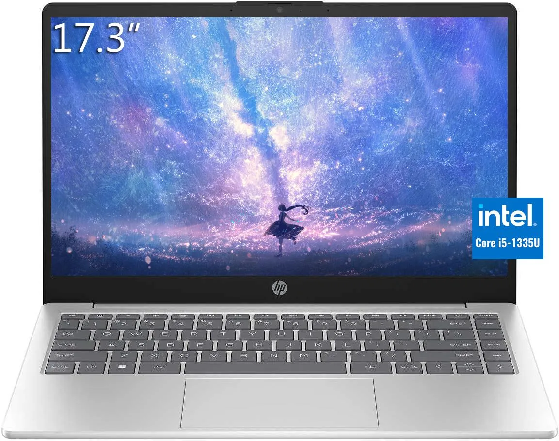 HP HP 17 laptop i5-1335U 16GB 512GB 17.3" FHD IPS Silver — photo du produit