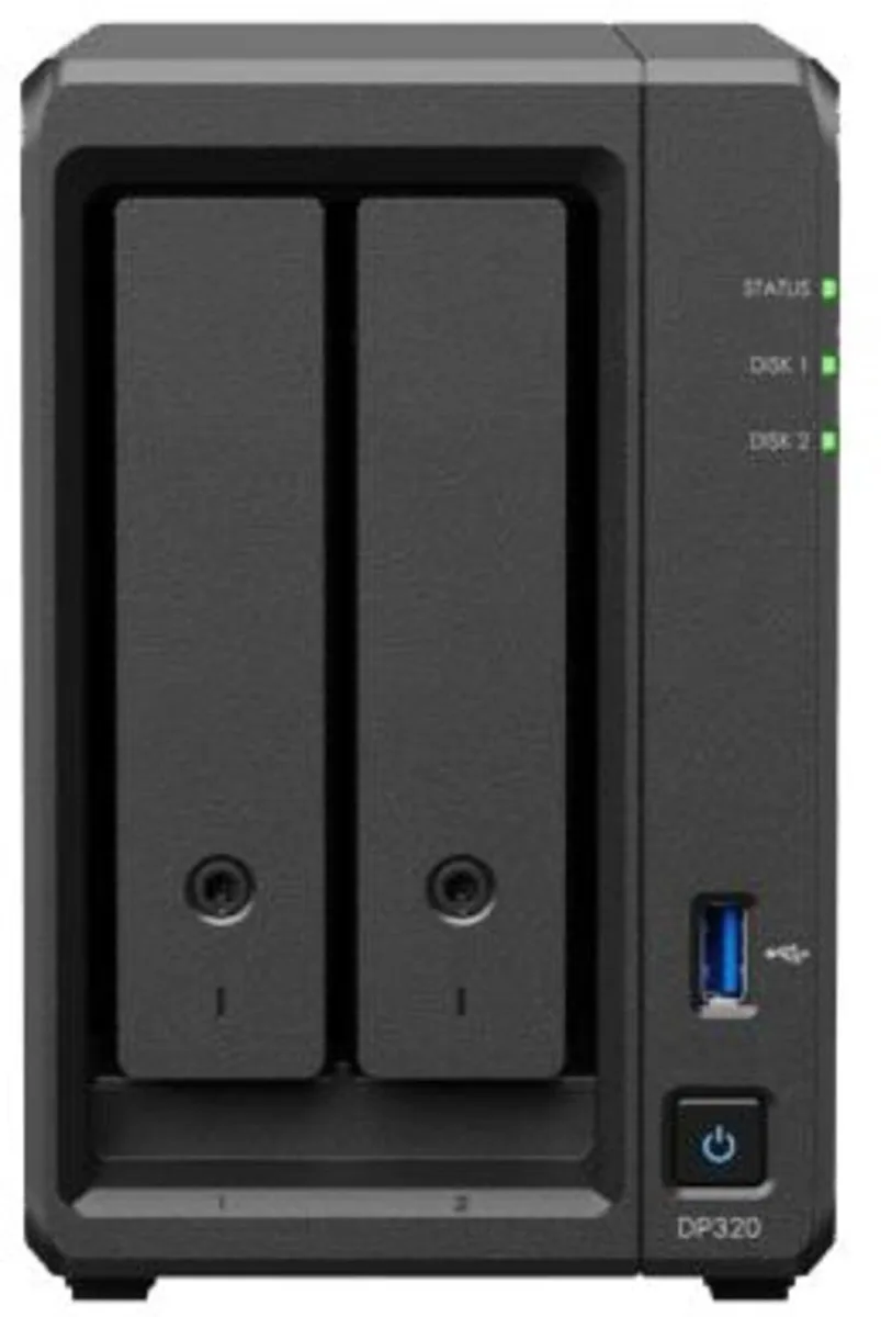 Synology ActiveProtect DP320 2-bay rackmount NAS with Ryzen 2.6 GHz processor