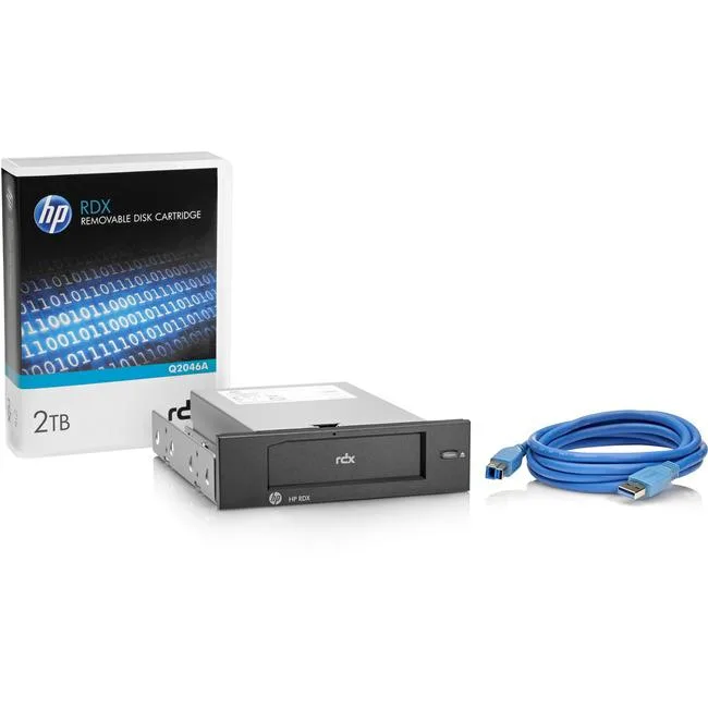 HPE HPE E7X52A RDX 2TB USB 3.0 Internal Disk Backup System — foto del producto