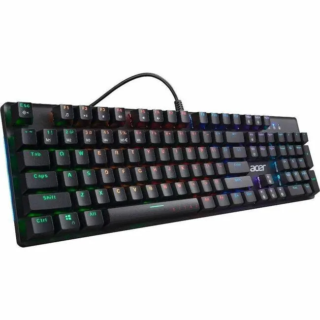 Acer America Acer America GPKBD11043 Nitro NKW202 gaming keyboard, blue switches, RGB, 104-key, USB — photo du produit