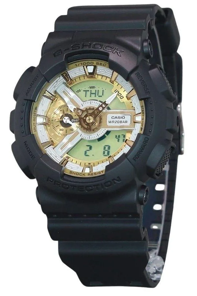 CASIO CASIO G-Shock GA-110CD-1A9 Gold Dial Analog Digital 200M Men's Watch — product photo