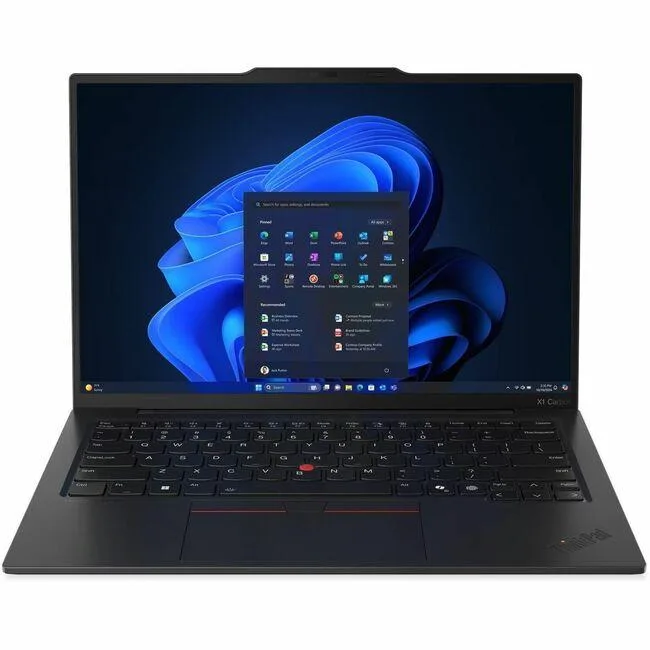 Black ultrabook with 14.0 inch OLED display closed lid
