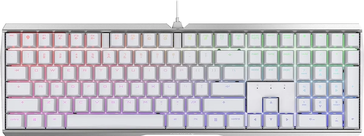 Cherry Cherry MX 3.0 S Wired Gaming Keyboard MX Brown White — photo du produit
