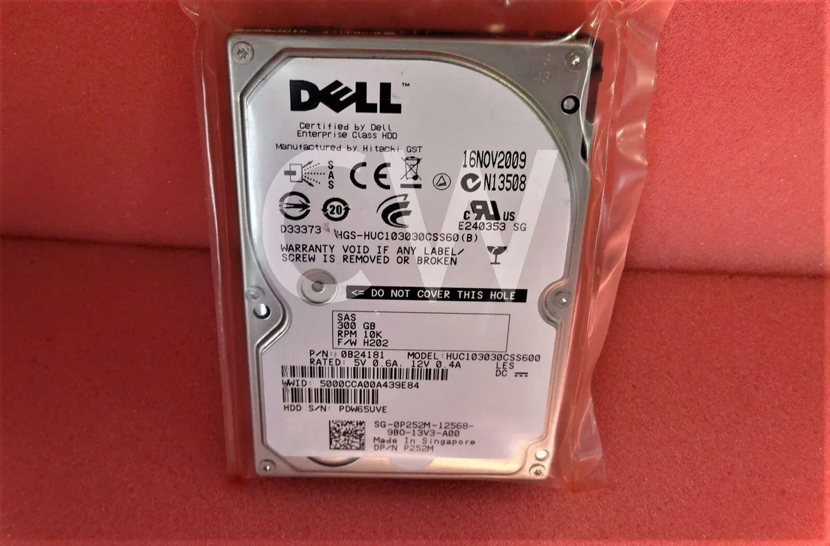 DELL DELL 300GB 10000RPM 16MB 2.5" SAS internal hard drive — 제품 사진