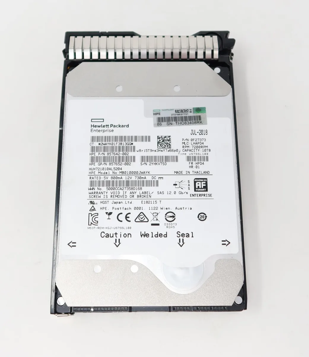 HP HP 10 TB SAS 12 Gb/s 7200 rpm LFF internal hard drive — 제품 사진
