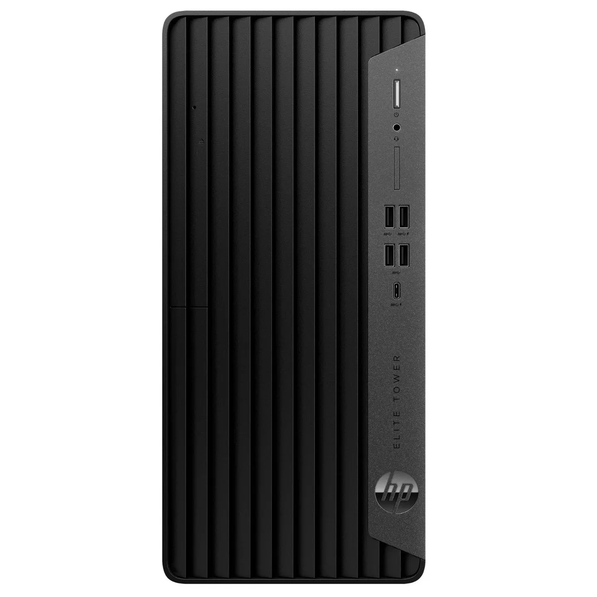 Black HP Elite Tower 600 G9 desktop tower with minor scratches and dents