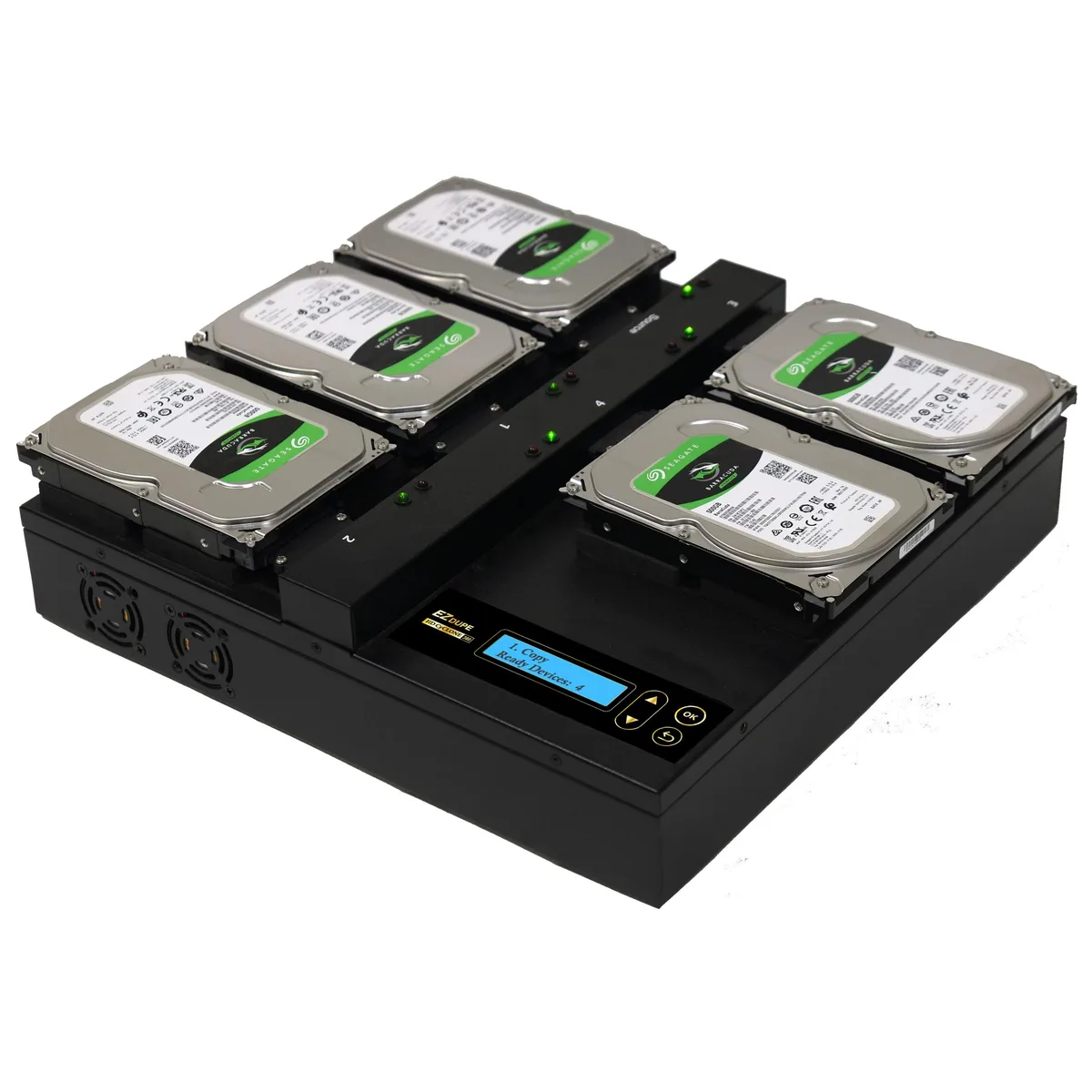 EZ Dupe, Inc. EZ Dupe HD Cyclone 600 1-to-4 SATA Duplicator 600MB/s — termékfotó
