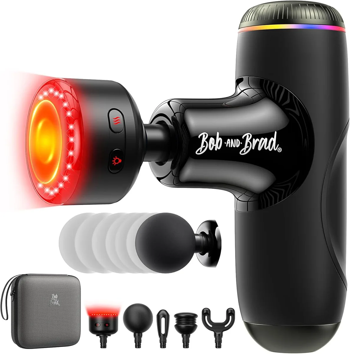 Bob and Brad Bob and Brad Q2 MAX-C Mini Massager 5-11mm Infrared Heat — foto produk