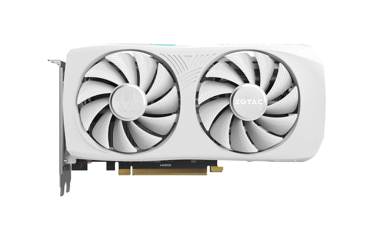 ZOTAC ZOTAC GeForce RTX 4070 SUPER Twin Edge OC White 12GB graphics card ZT-D40720Q-10M — produktbild