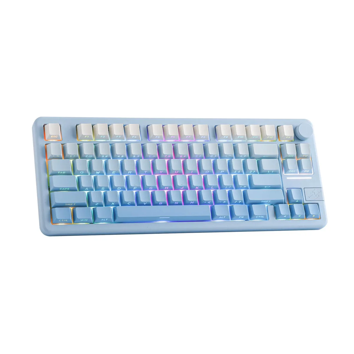 Epomaker Epomaker Galaxy70 75% Gaming Keyboard, Blue, Petal Switch — toote foto