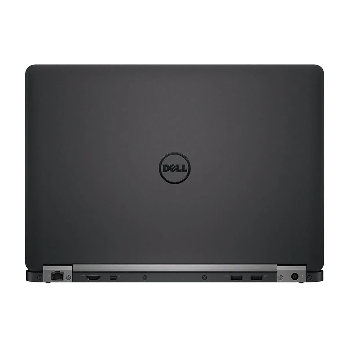 Black Dell Latitude E7470 14 inch FHD laptop closed view