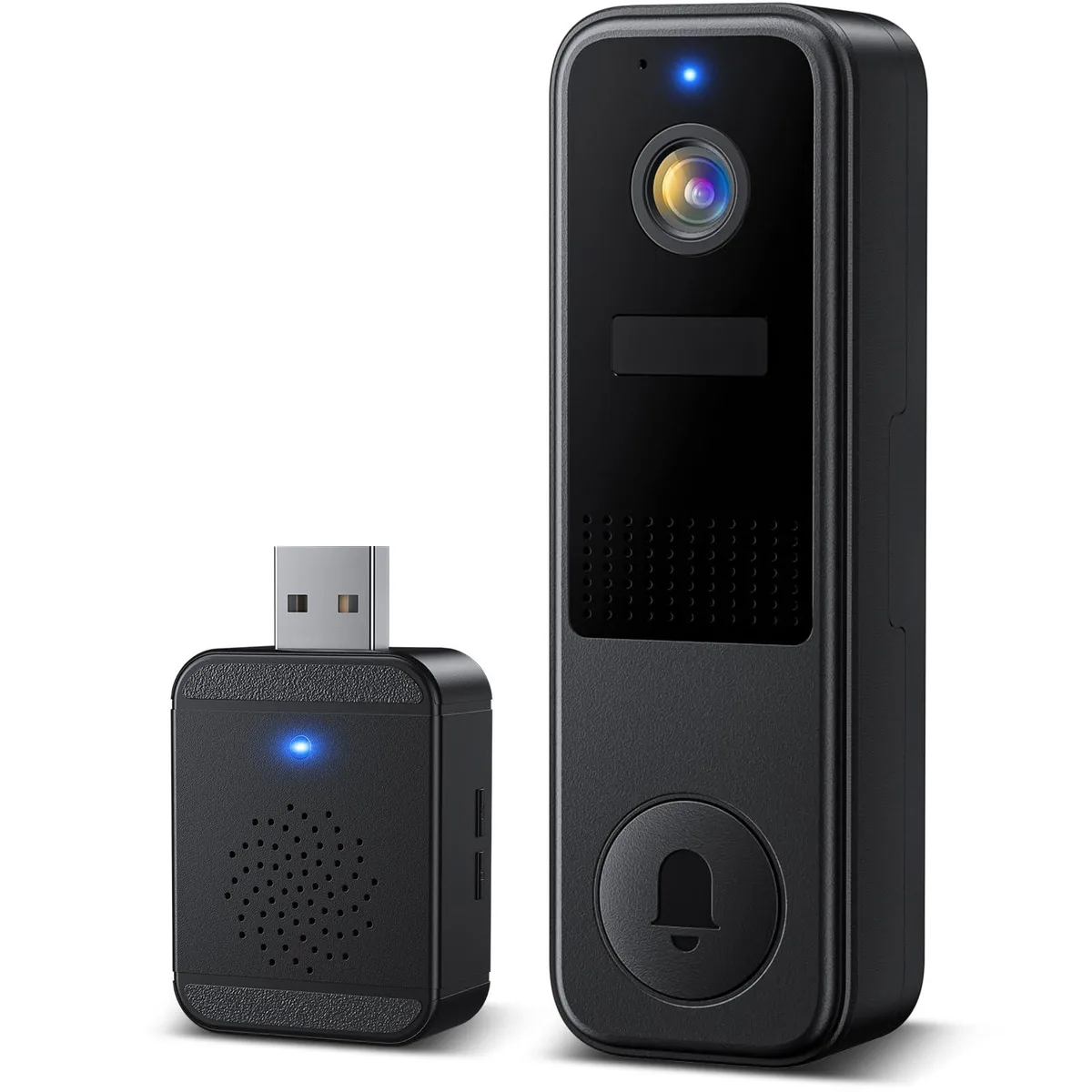 Clover DB4 2K Battery Video Doorbell with Chime — product photo
