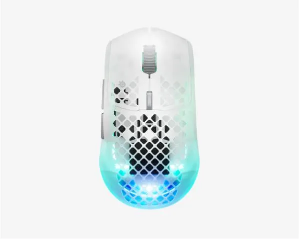 SteelSeries SteelSeries Aerox 3 Wireless Gen 2 Snow White gaming mouse — product photo