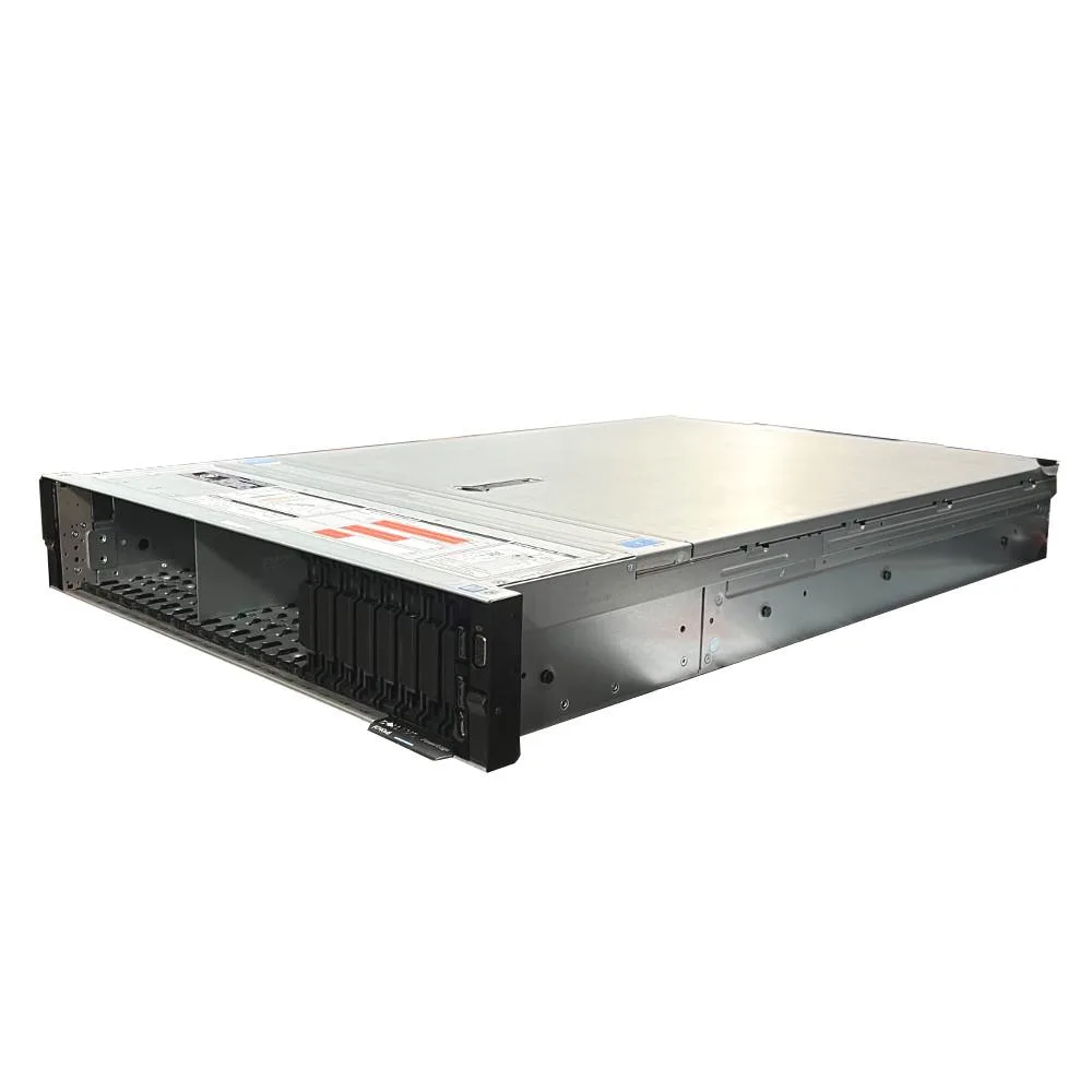 Dell PowerEdge R740XD 2U rack server silver chassis front drive trays