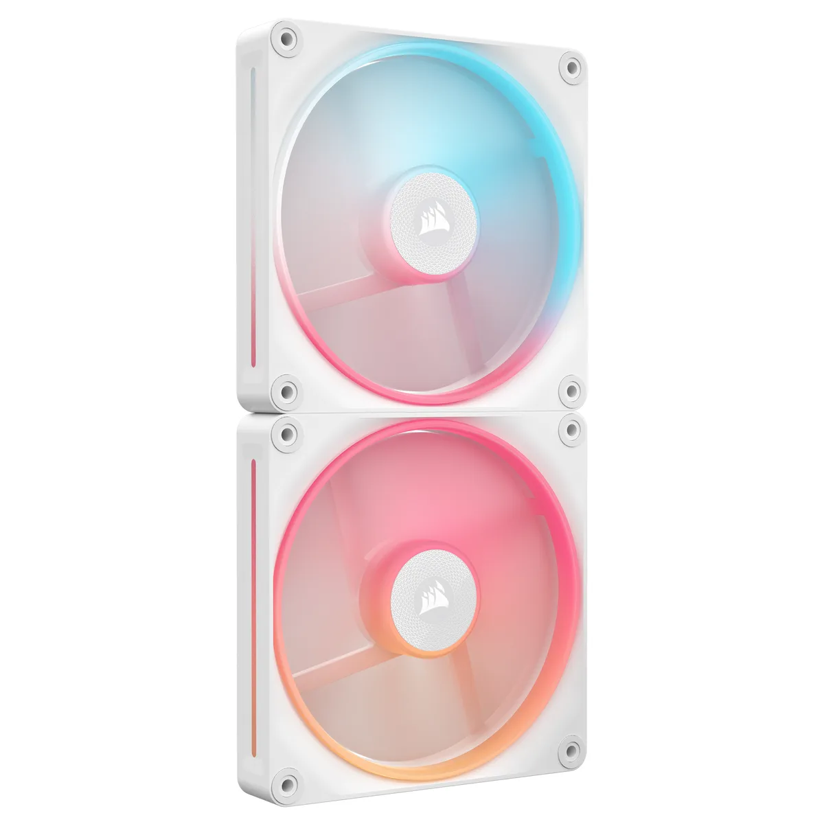 Corsair Corsair CO-9051056-WW iCUE LINK LX140-R RGB 140mm PWM Reverse case fan 2-pack White — صورة المنتج