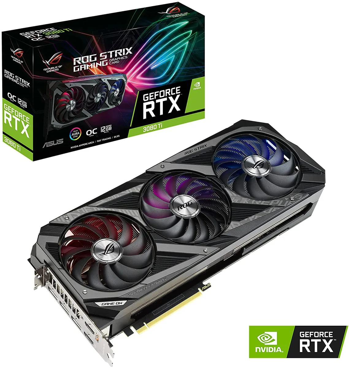 ASUS ASUS ROG Strix GeForce RTX 3080 Ti 12GB OC graphics card — preces foto