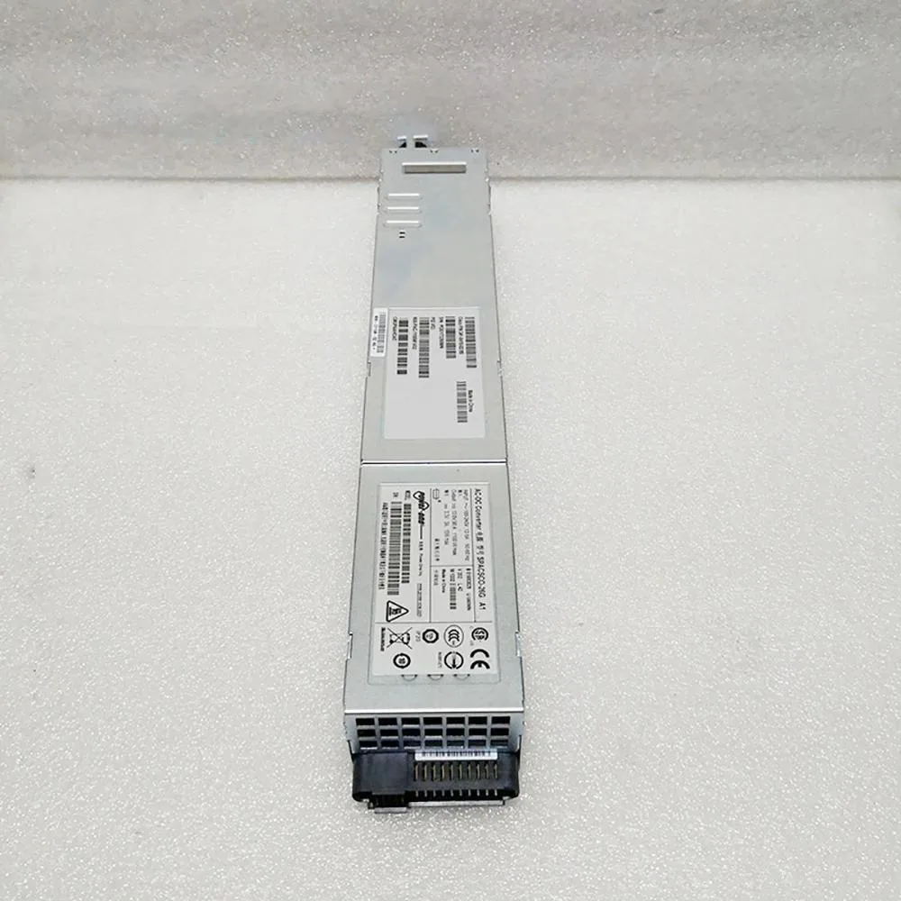 New ATX power supply unit, silver metal casing, rear fan grille, modular cable connectors