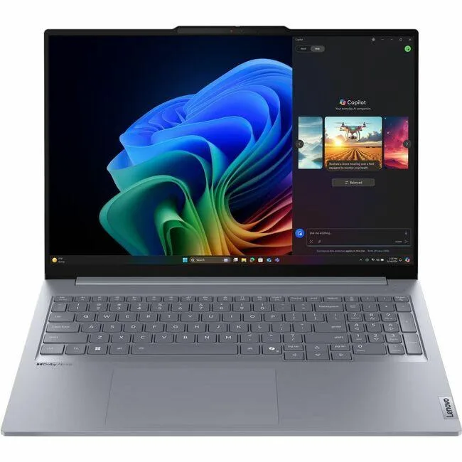 Luna Grey ThinkBook 16 Gen 7 laptop closed lid
