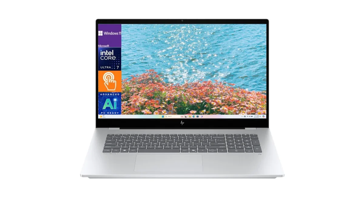 HP HP OmniBook X 17-dd0057nr 17.3 FHD touch Core Ultra 7 256V RTX 4050 16GB 2TB laptop — product photo