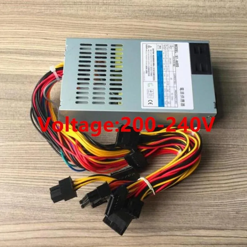 KHACHIMO ST-400IS 400W ATX power supply, matte black metal box with rear fan grille and cable bundle