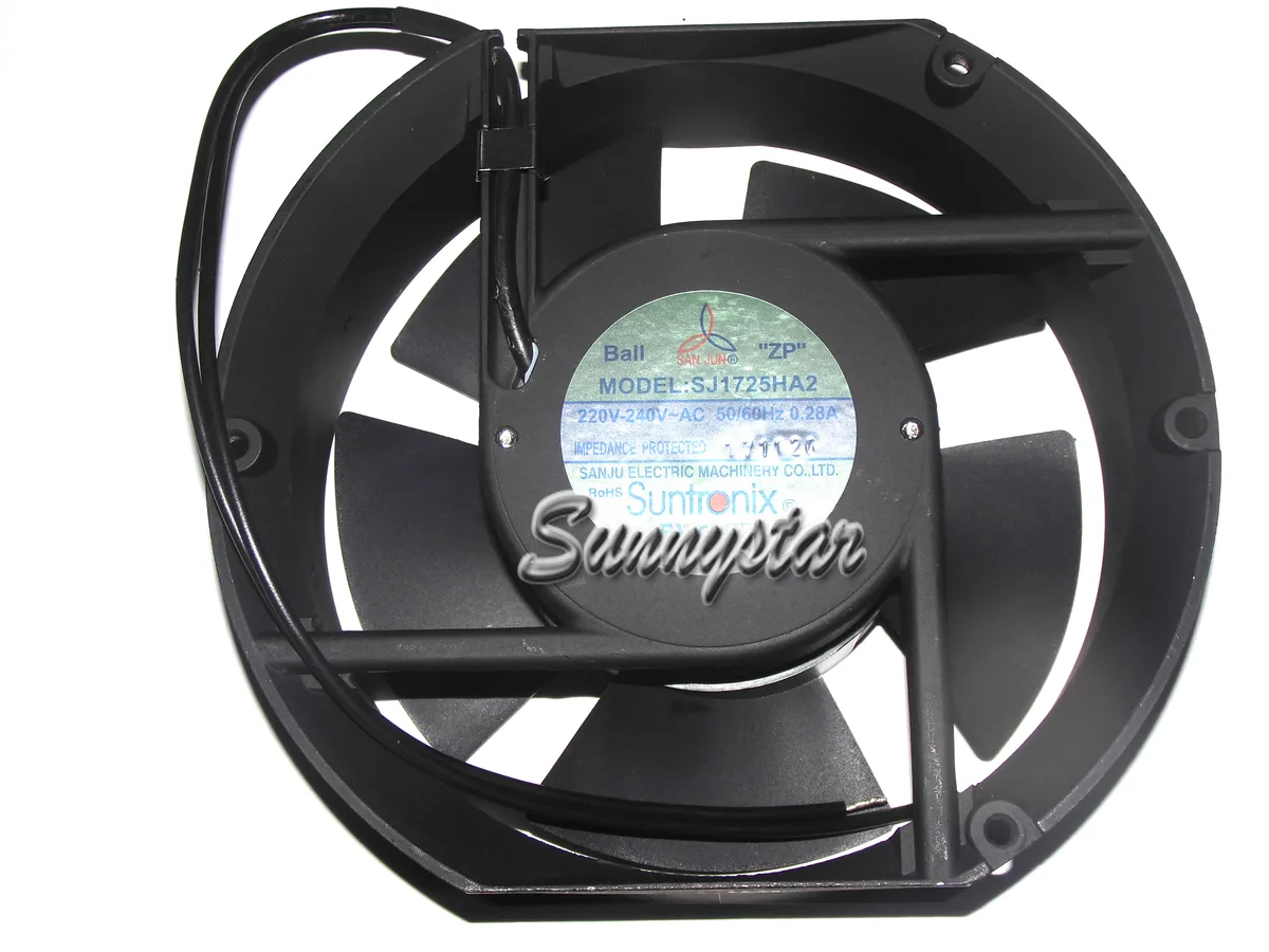 SunnyStar Co., Ltd SunnyStar Co., Ltd SJ1725HA2 170mm 2 Ball AC case fan — ภาพสินค้า