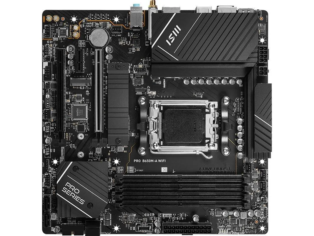 MSI MSI PRO B650M-A WiFi AMD motherboard — photo du produit
