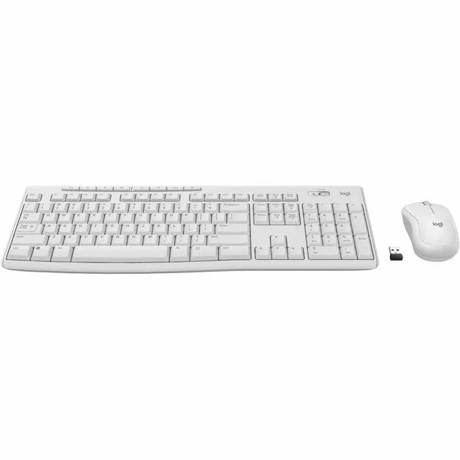 Logitech Logitech 920-013290 MK270 wireless keyboard and mouse combo, off-white — produkto nuotrauka