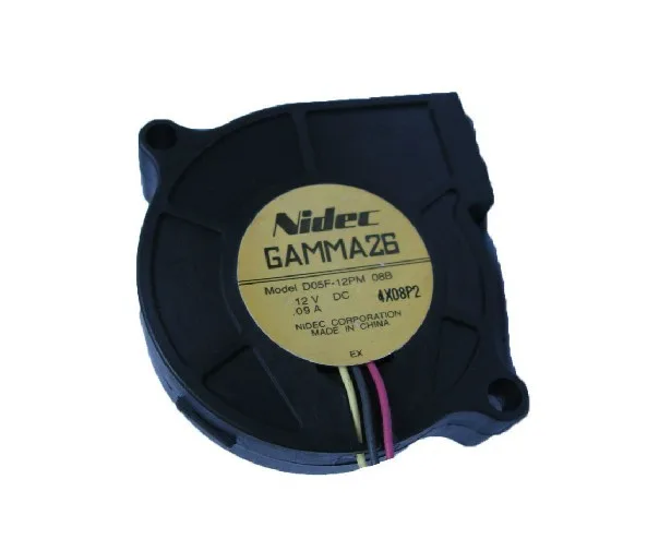 Small black 50mm blower fan with three wires