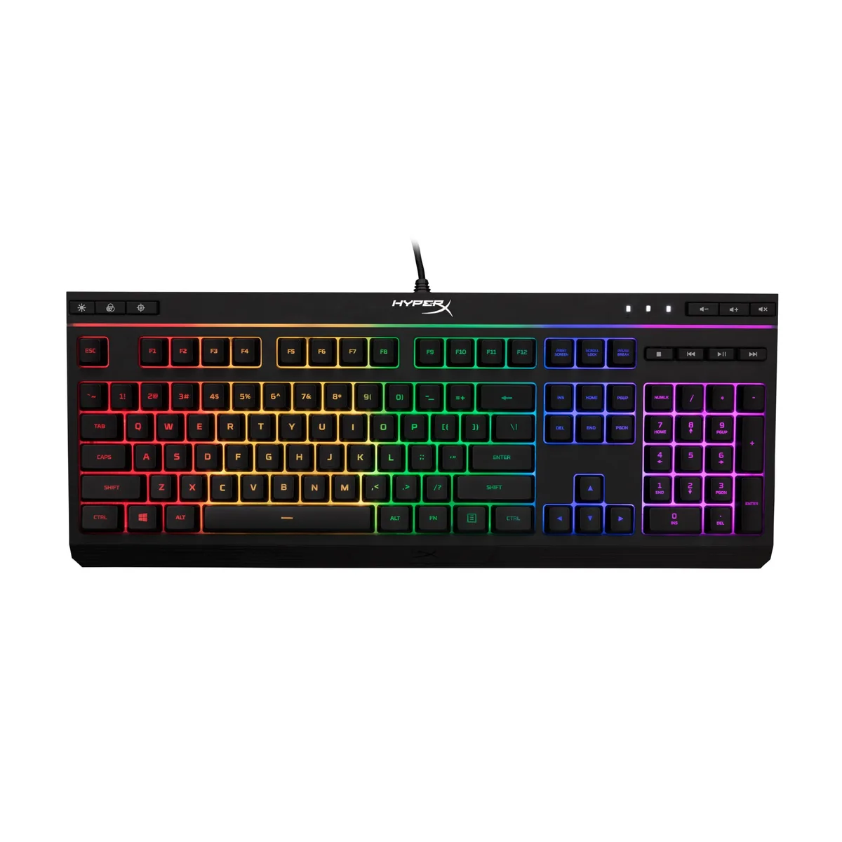 HyperX Alloy Core RGB Membrane Gaming Keyboard — 商品写真