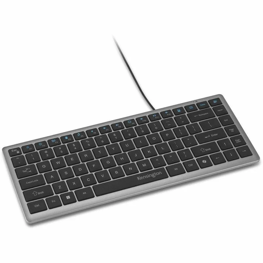 Kensington Kensington KB415 USB-C Wired Compact Keyboard 86 Keys Gray — 商品照片