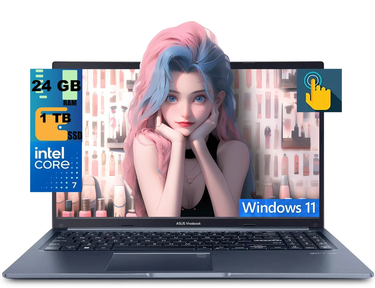 ASUS ASUS Vivobook 15 laptop Intel Core 7 150U 24GB 1TB SSD Blue — 제품 사진