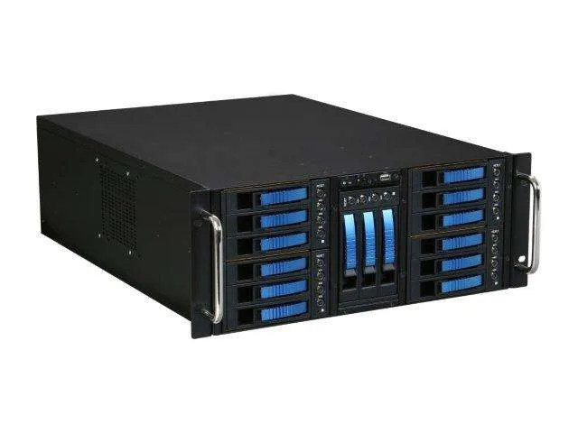iStarUSA Inc. iStarUSA Inc. D-410-B15SA-Blue 4U Rackmount Server Chassis — 商品写真