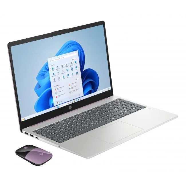 HP HP 15.6" HD Notebook Intel N100 4GB 128GB UFS Winter Lavender business laptop — Produktfoto