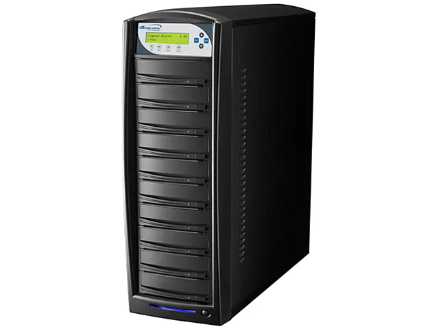 VinPower VinPower Shark-S10T-DC-BK 1-to-10 DVD/CD Duplicator 320GB HDD — tuotekuva