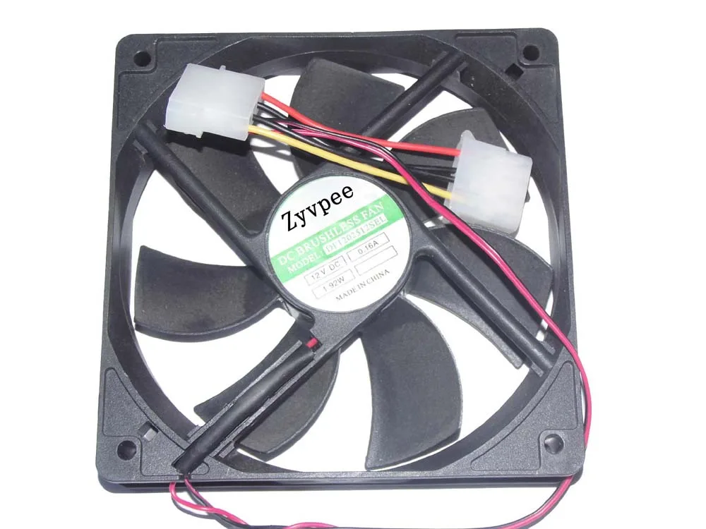 Zyvpee Zyvpee DF1202512SEL 120mm 25mm 2-pin case fan — foto produk