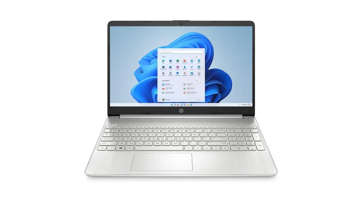 HP HP 15.6" HD Touch laptop Ryzen 7 5700U 12GB 256GB Natural silver — zdjęcie produktu