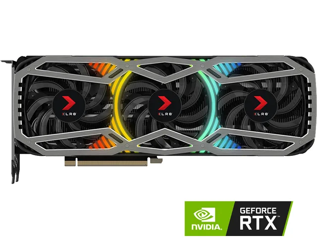 PNY Technologies, Inc. PNY Technologies, Inc. VCG3070T8TFXPPB GeForce RTX 3070 Ti 8GB graphics card — product photo