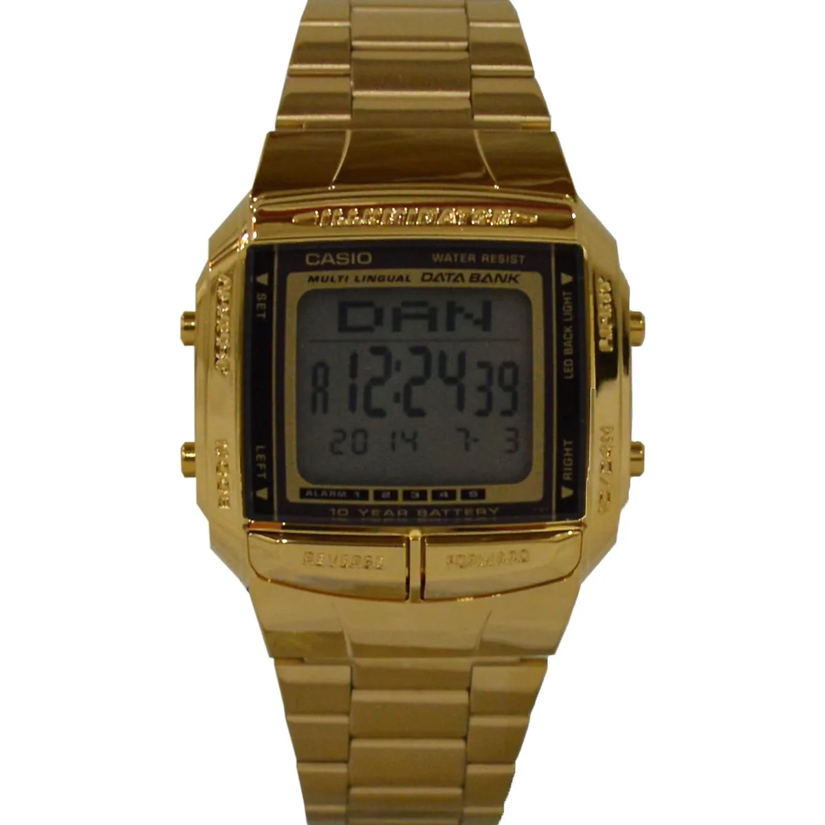 CASIO CASIO DB-360G-9A Gold Digital Watch 30m 10yr Battery — ürün fotoğrafı