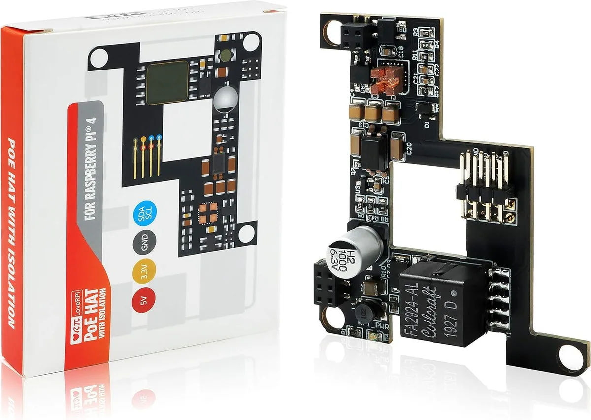 MCDODO MCDODO PoE HAT for Raspberry Pi 4 &amp; 3B+ Professional Isolated 3KV — foto produk