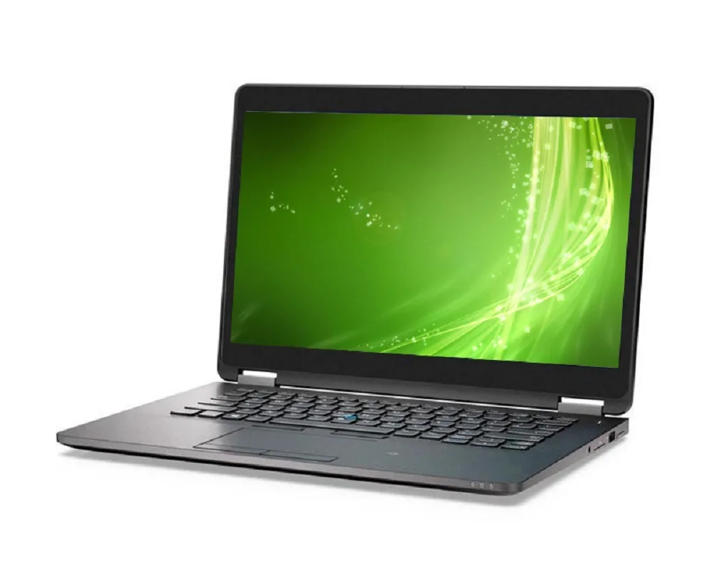 Black Dell Latitude 7270 laptop, 12 inch screen, cosmetic wear visible