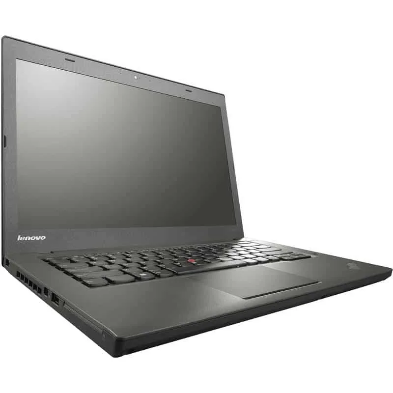 Black Lenovo ThinkPad T440 14 inch laptop closed view
