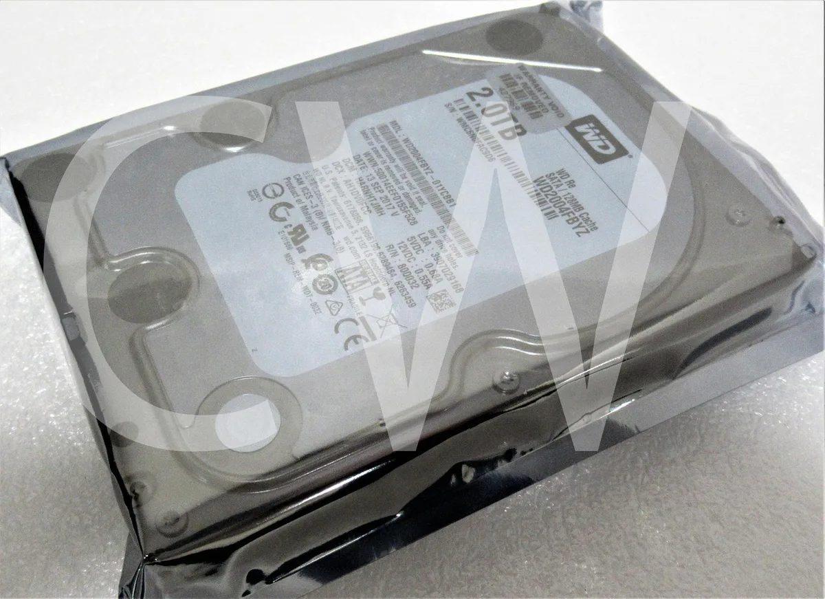 Western Digital Western Digital RE WD2004FBYZ 2TB 7200RPM 128MB 3.5" SATA internal hard drive — produktbild