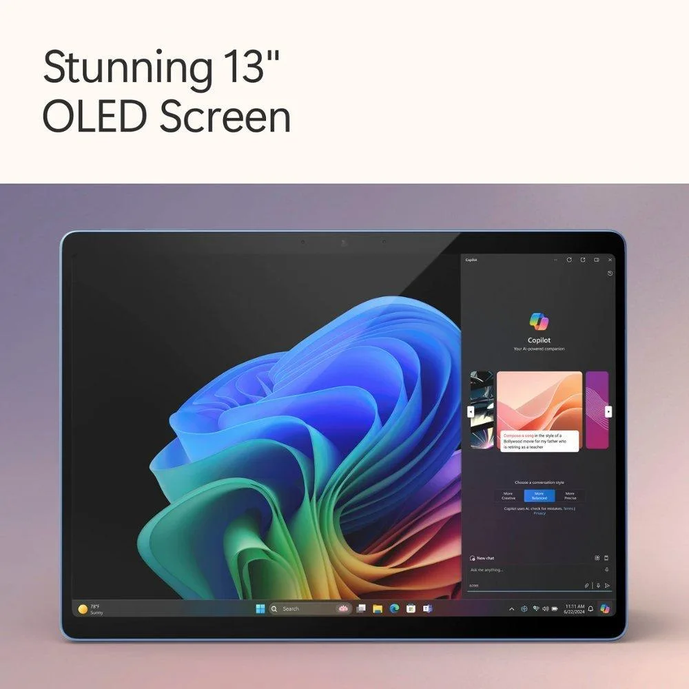 Microsoft Microsoft Surface Pro 11 ZIA-00035 2-in-1 laptop 13" Snapdragon X Elite 16GB 512GB Sapphire — снимка на продукта