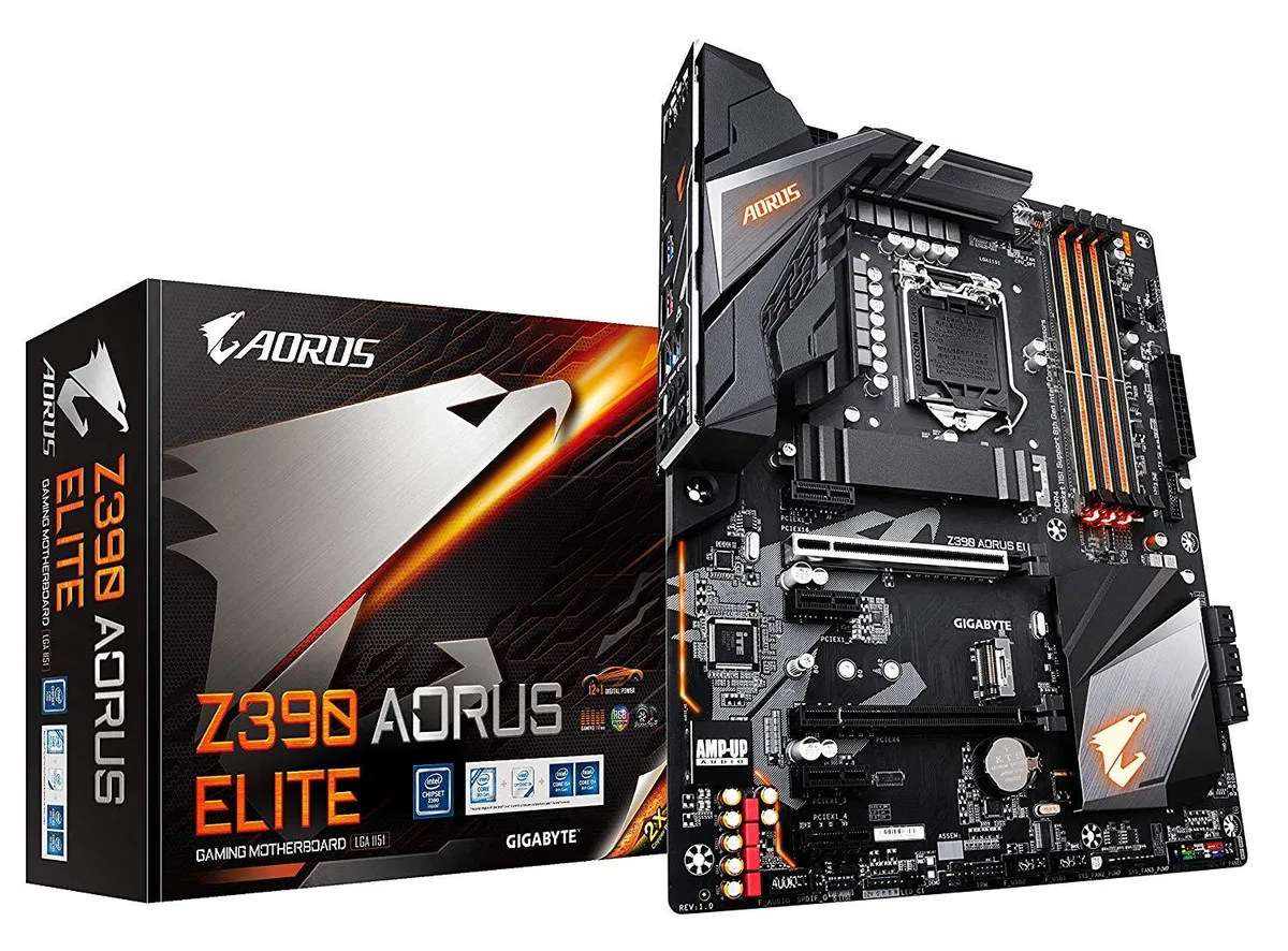 GIGABYTE GIGABYTE Z390 AORUS ELITE LGA 1151 (300 Series) Intel Motherboard — product photo
